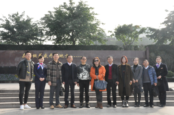 台湾万安生命同仁参观长松寺，并与我司展开深入交流学习